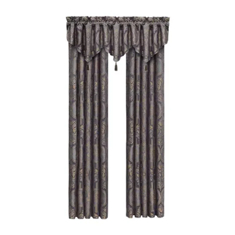 Five Queens Court Millbrook Rod Pocket Room Darkening Set of 2 Curtain Panel