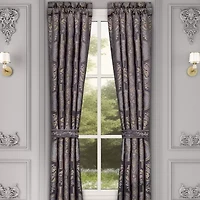 Five Queens Court Millbrook Rod Pocket Room Darkening Set of 2 Curtain Panel