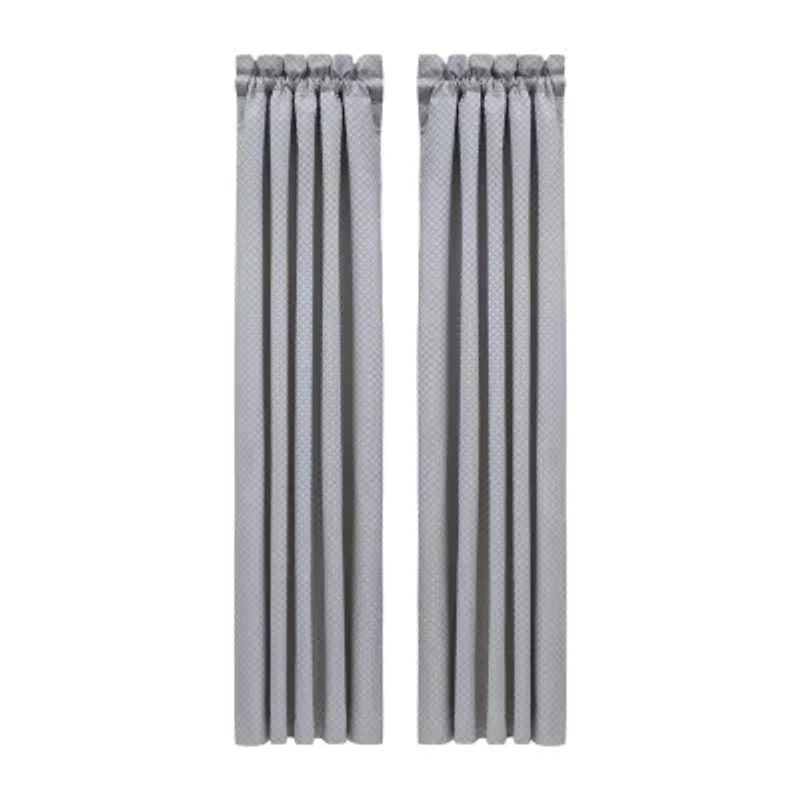 Queen Street Bellfield Rod Pocket Room Darkening Set of 2 Curtain Panel