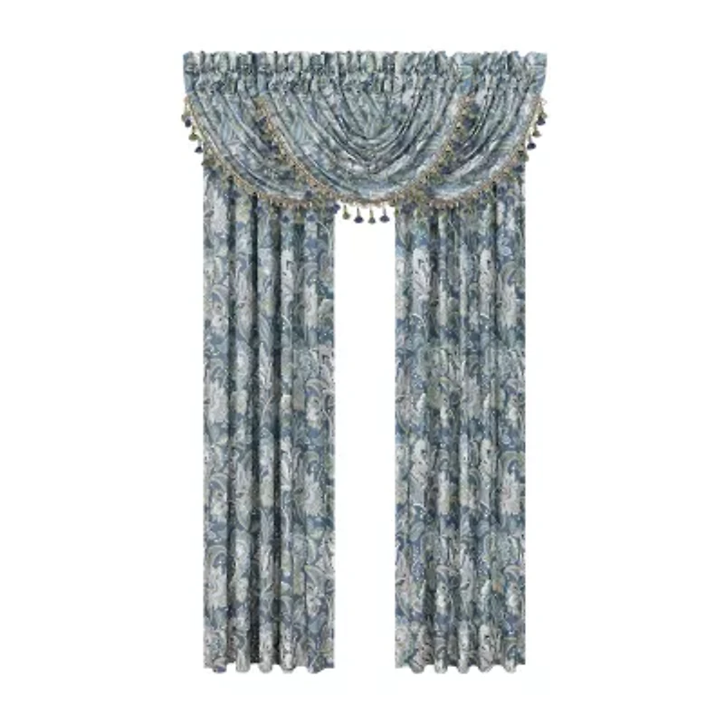 Five Queens Court Marietta Rod Pocket Room Darkening Set of 2 Curtain Panel