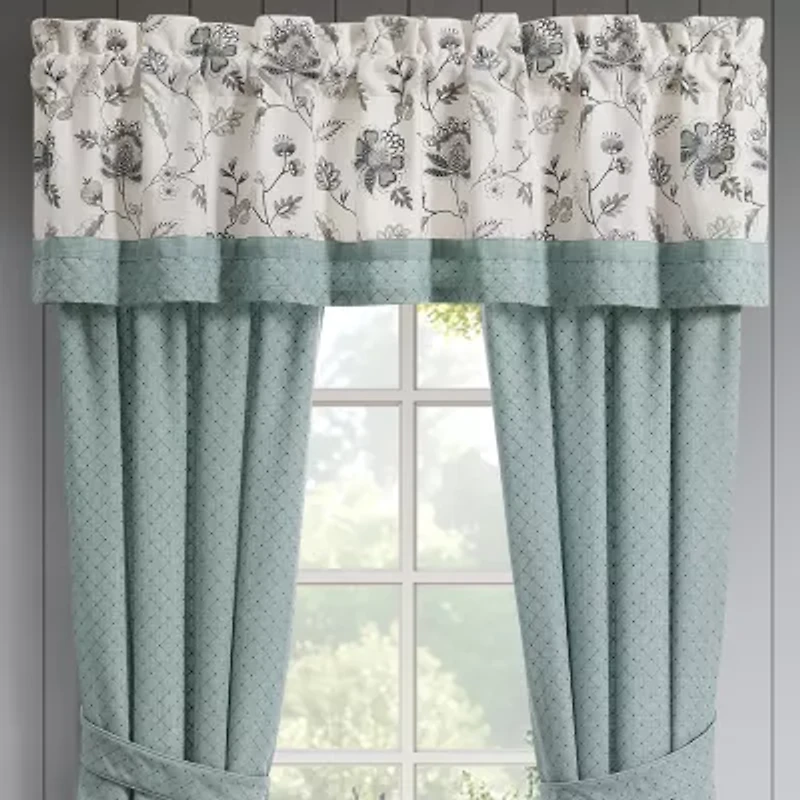 Queen Street Brookside Rod Pocket Tailored Valance