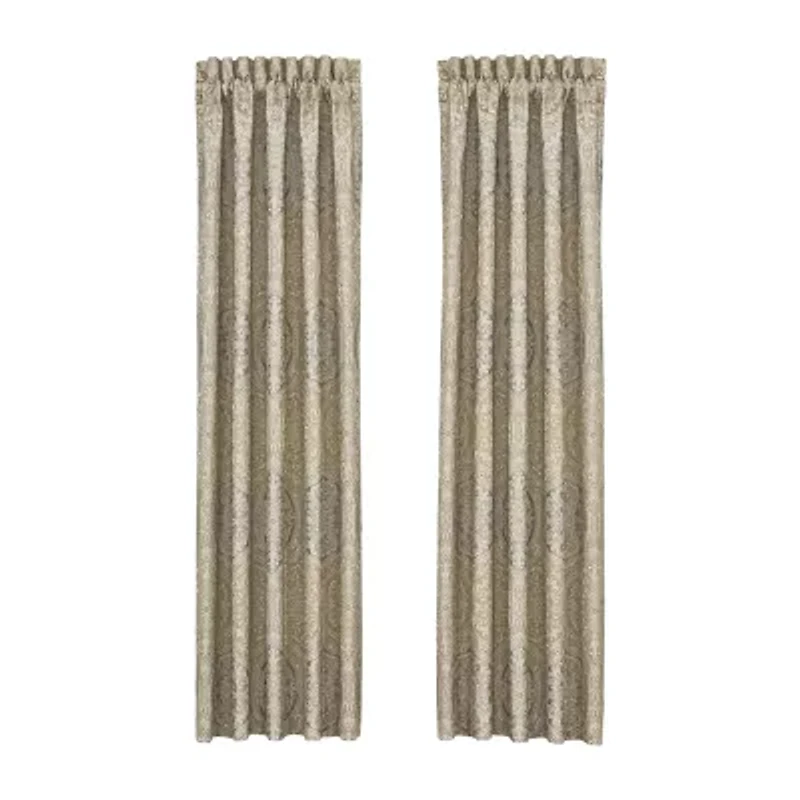 Queen Street Rinaldi Rod Pocket Room Darkening Set of 2 Curtain Panel