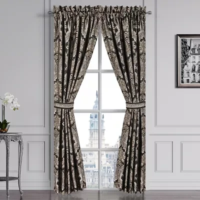Five Queens Court Hawthorne Rod Pocket Room Darkening Set of 2 Curtain Panel