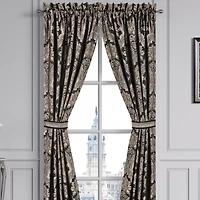 Five Queens Court Hawthorne Rod Pocket Room Darkening Set of 2 Curtain Panel