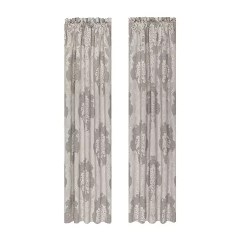 Queen Street Quincy Rod Pocket Room Darkening Set of 2 Curtain Panel