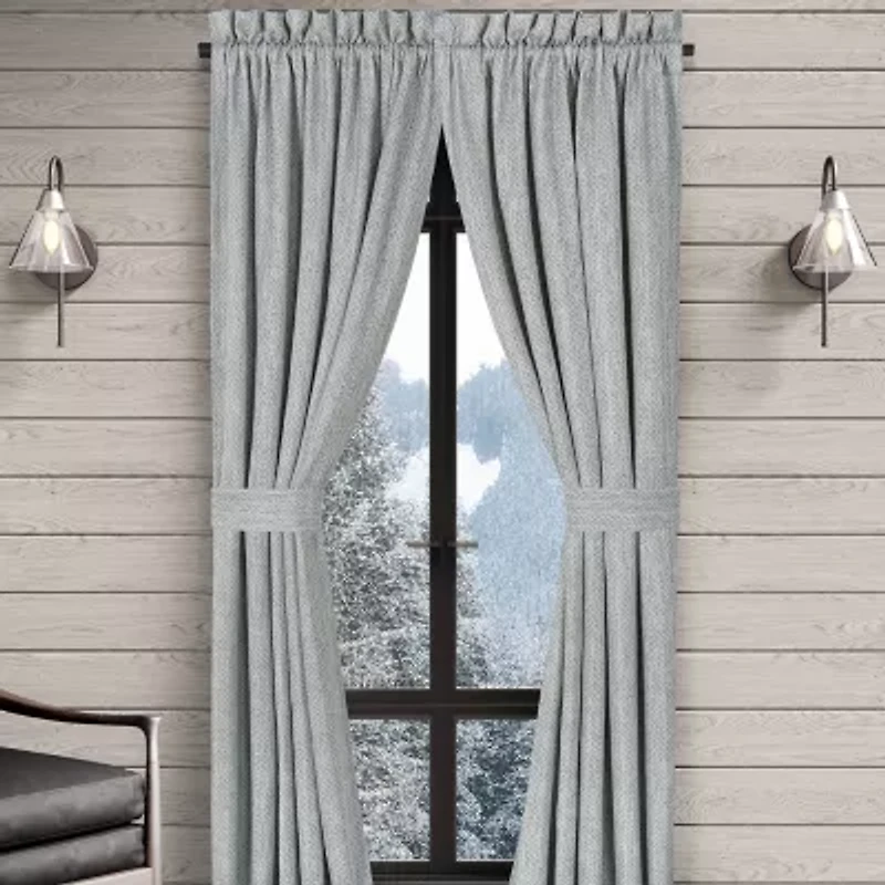 Queen Street Alessndro Rod Pocket Room Darkening Set of 2 Curtain Panel