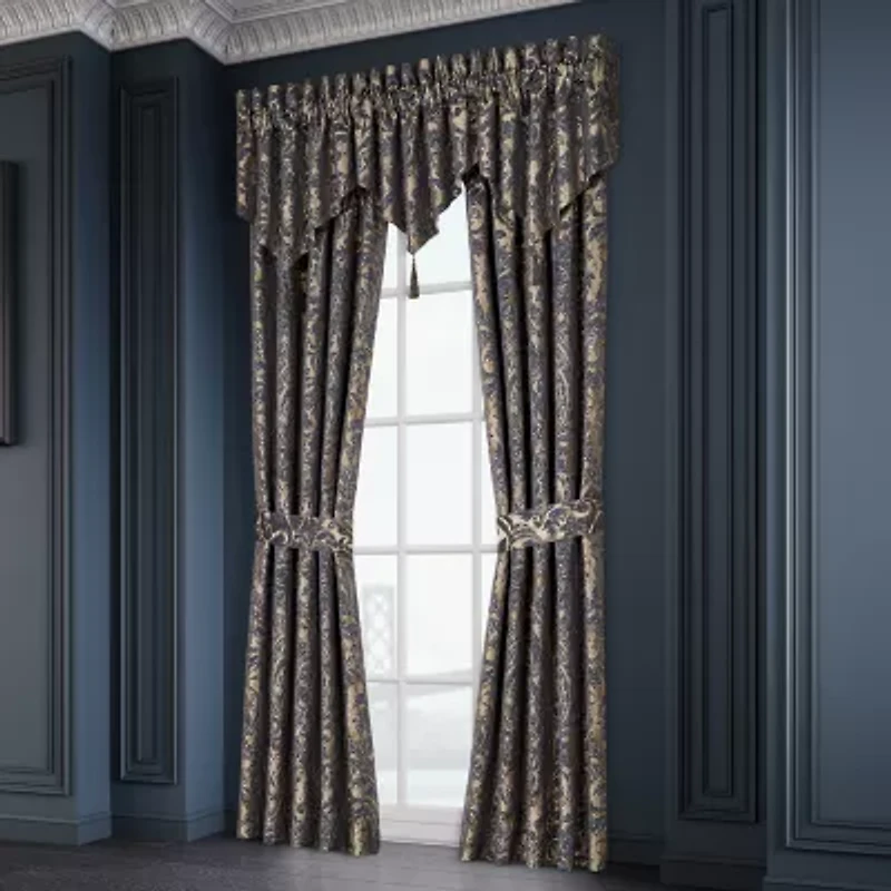 Queen Street Gildstone Rod Pocket Room Darkening Set of 2 Curtain Panel