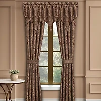 Five Queens Court Octavia Rod Pocket Room Darkening Set of 2 Curtain Panel