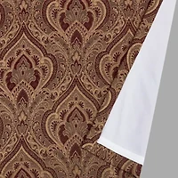 Five Queens Court Octavia Rod Pocket Room Darkening Set of 2 Curtain Panel