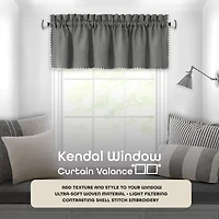 Achim Kendal Rod Pocket Tailored Valance