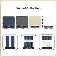 Achim Kendal Rod Pocket Tailored Valance