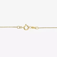 Womens 1/4 CT. T.W. Natural White Diamond 14K Gold Cross 18 Inch Pendant Necklace