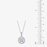 (F / Vs2) Womens 1/2 CT. T.W. Lab Grown White Diamond 14K Gold Round 18 Inch Pendant Necklace