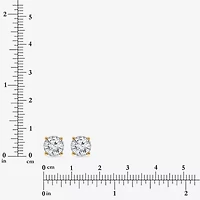 Si2,I 2 CT. T.W. Lab Grown White Diamond Sterling Silver 5.4mm Round Stud Earrings