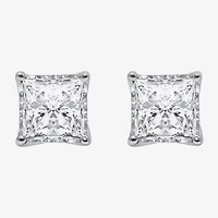 (I/Si2) 2 CT. T.W. Lab Grown White Diamond Sterling Silver 5.3mm Stud Earrings
