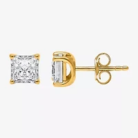 (I/Si2) 1 1/2 CT. T.W. Lab Grown White Diamond Sterling Silver 5mm Stud Earrings