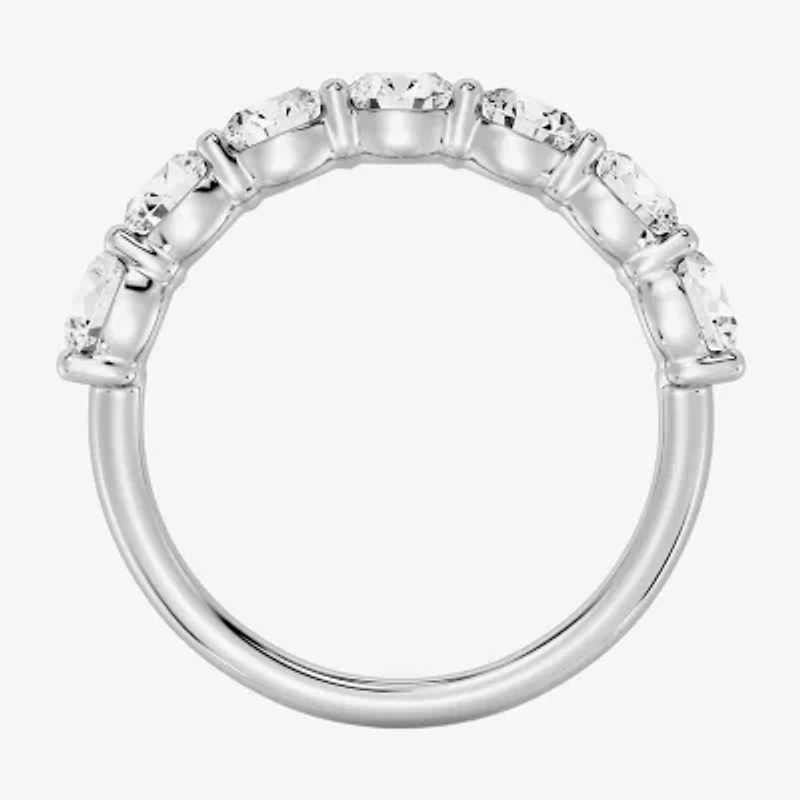 (F/ Si1-Si2) Womens 2MM 2 CT. T.W. Lab Grown White Diamond Wedding Band