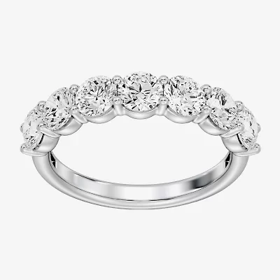 (F/ Si1-Si2) Womens 2MM 2 CT. T.W. Lab Grown White Diamond Wedding Band