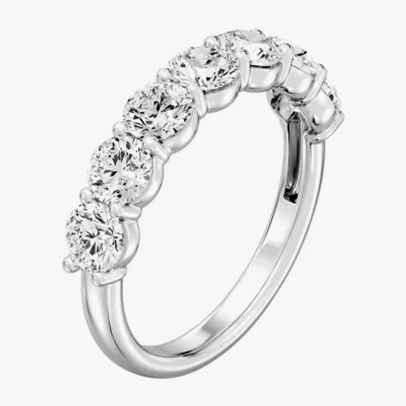 (F/ Si1-Si2) Womens 2MM 2 CT. T.W. Lab Grown White Diamond Wedding Band