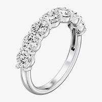 (F/ Si1-Si2) Womens 2MM 2 CT. T.W. Lab Grown White Diamond Wedding Band