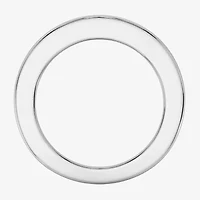 (F / Si1-Si2) Womens 4.5MM 3 CT. T.W. Lab Grown White Diamond Sterling Silver Wedding Band