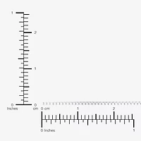 Made in Italy Womens 14K Gold Inch Box Chain Necklace