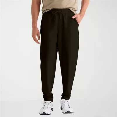 Xersion French Terry Mens Drawstring Waist Straight Mid Rise Loose Fit Sweatpant