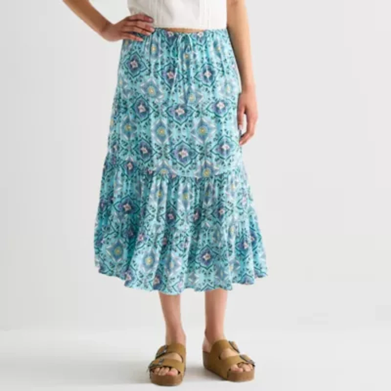 Arizona Womens Juniors Maxi Skirt
