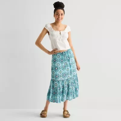 Arizona Womens Juniors Maxi Skirt