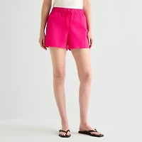 Worthington Womens Pull-On Short