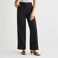 a.n.a Womens Wide Leg High Rise Trouser