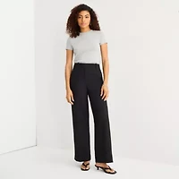 a.n.a Womens Wide Leg High Rise Trouser