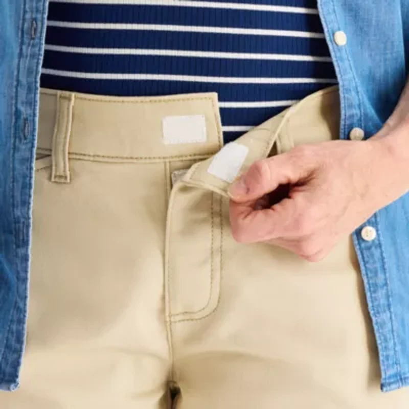 St. John's Bay Womens 11" Adaptive Easy-on + Easy-off Bermuda Short