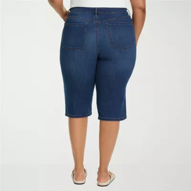 Gloria Vanderbilt Womens Plus Capri Jean