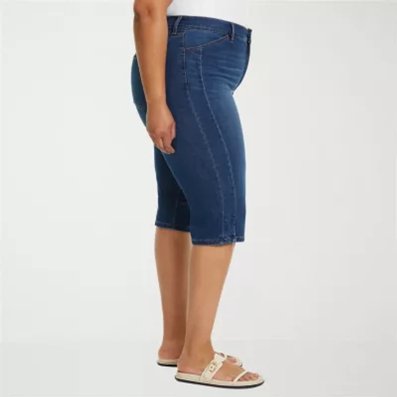 Gloria Vanderbilt Womens Plus Capri Jean