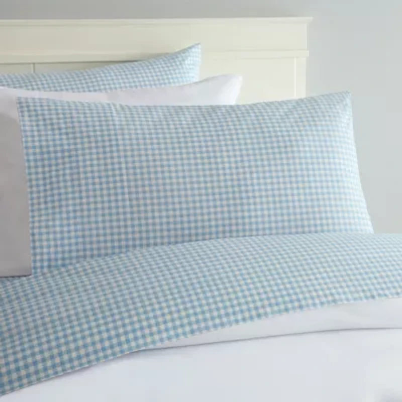 Laurel & Mayfair 250tc Gingham Print Sheet Set