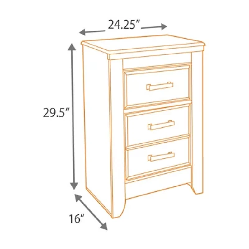 Signature Design by Ashley® Juararo Two Drawer Nightstand