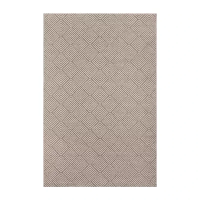 Momeni Como 3 Geometric Indoor Outdoor Rectangular Accent Rug