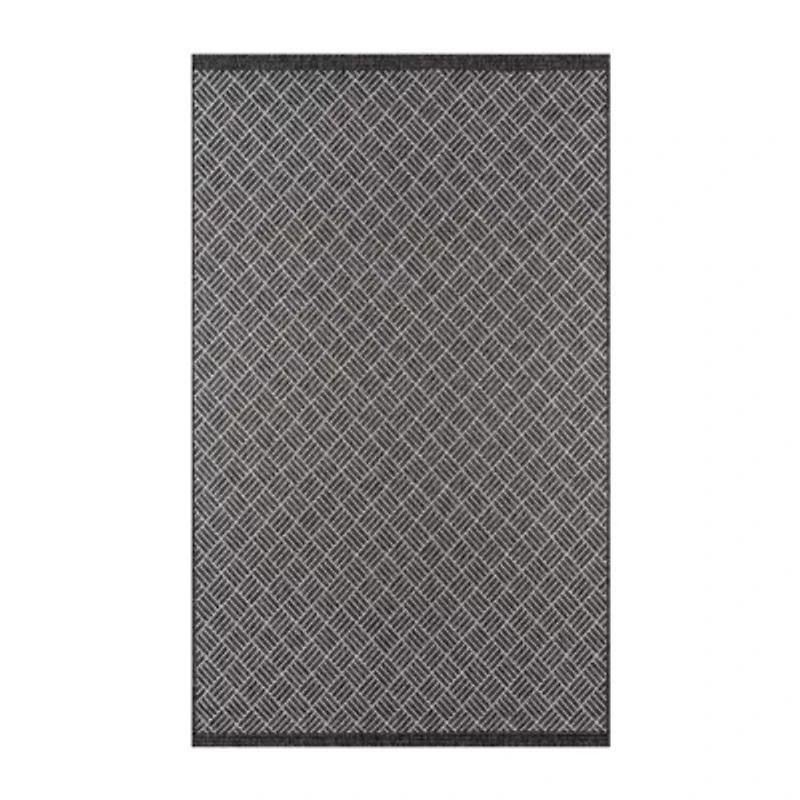 Momeni Como 4 Geometric Indoor Outdoor Rectangular Accent Rug