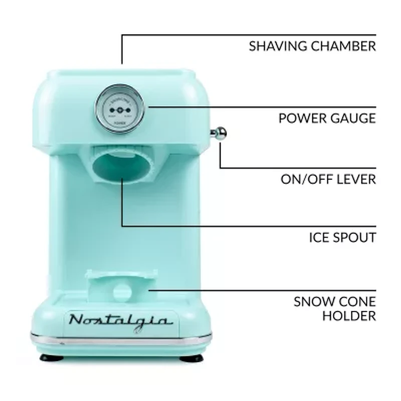Nostalgia CLSC1AQ Classic Retro Snow Cone Maker