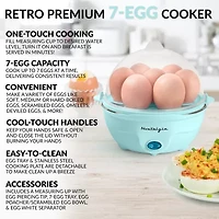 Nostalgia EC7AQ Premium 7-Egg Cooker