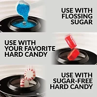 Nostalgia CLCM8AQ Classic Retro Hard & Sugar-Free Candy Cotton Candy Maker