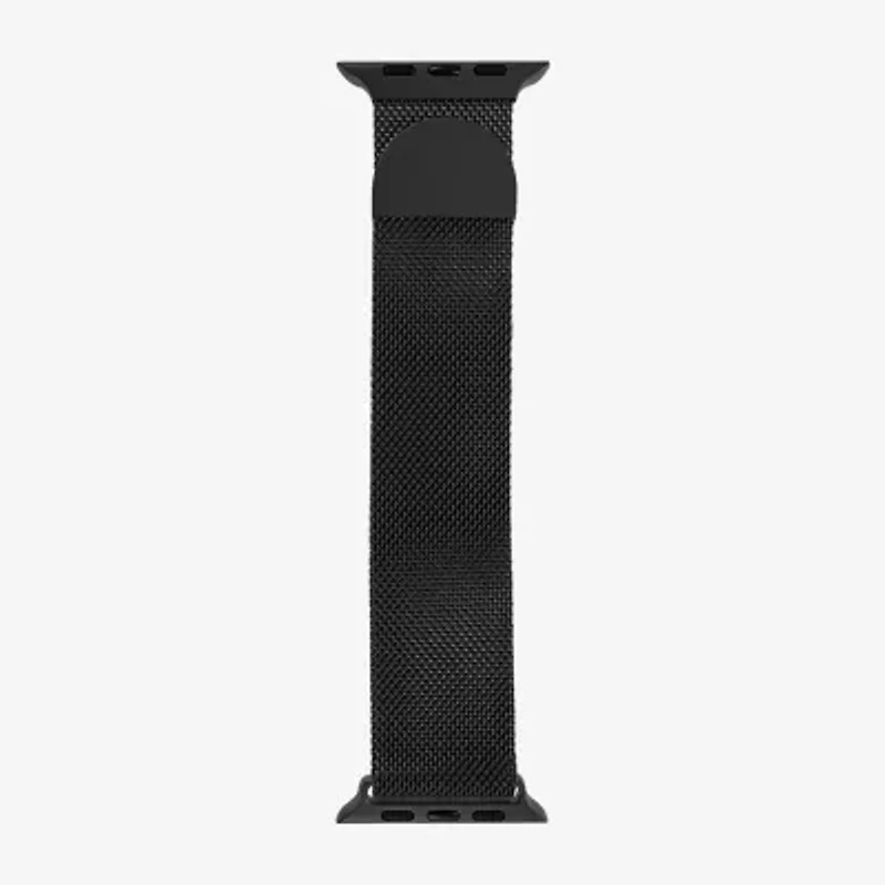 Withit Apple Compatible Unisex Adult Black Stainless Steel Watch Band Wi/T-Am4244-001-01-Bx-01
