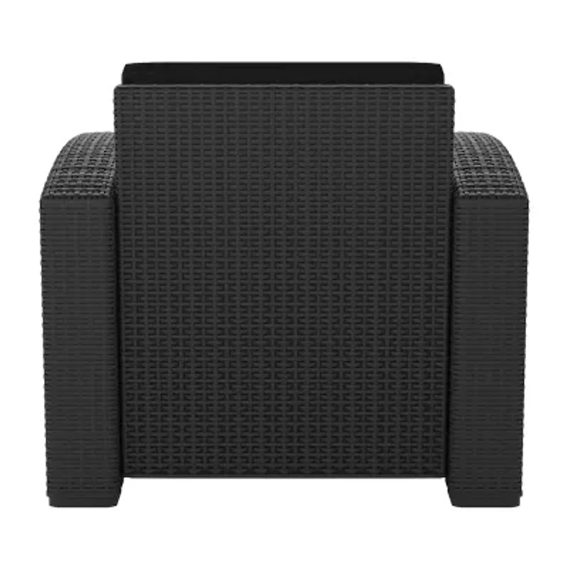 Patio Accent Chair with Cushions