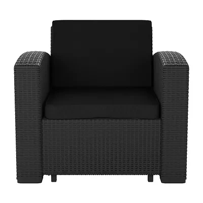 Patio Accent Chair with Cushions