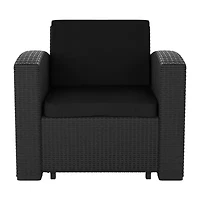 Patio Accent Chair with Cushions