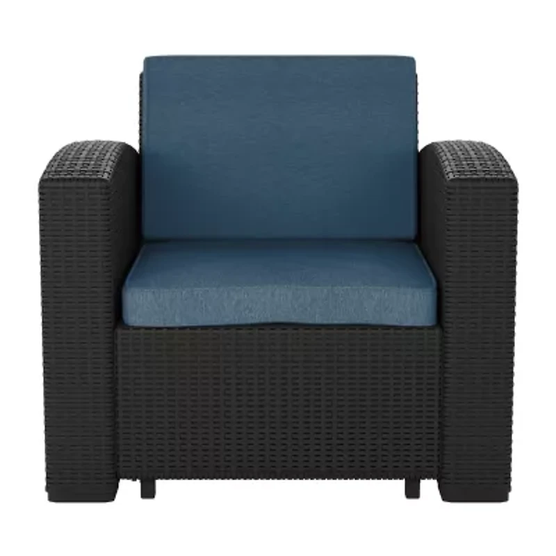 Patio Accent Chair with Cushions