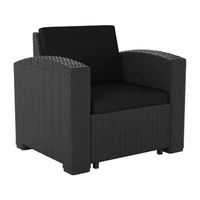 Patio Accent Chair with Cushions
