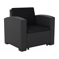 Patio Accent Chair with Cushions