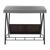 Patio Swing with Canopy and Cushions